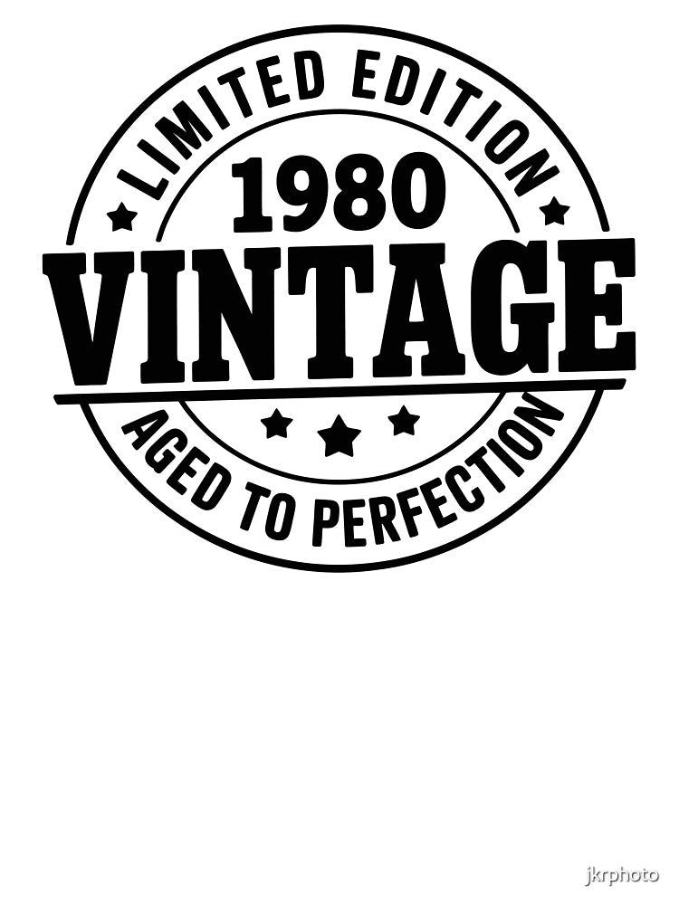 Vintage 1980 Limited Edition by jkrphoto