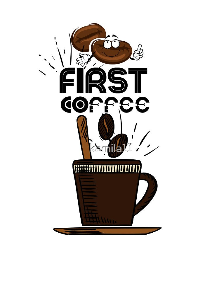 First coffee . Big face coffee by kamila11