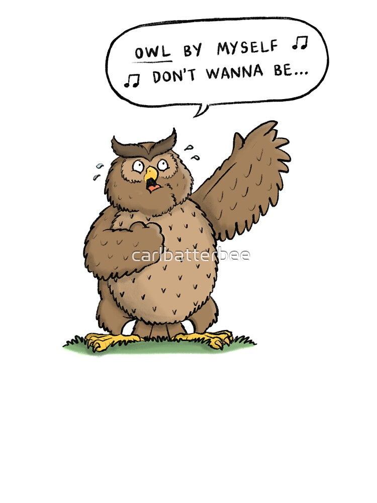Owl By Myself by carlbatterbee