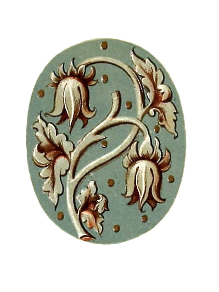 Medieval Decorative Flower Scroll 3 by HawthorneFlame