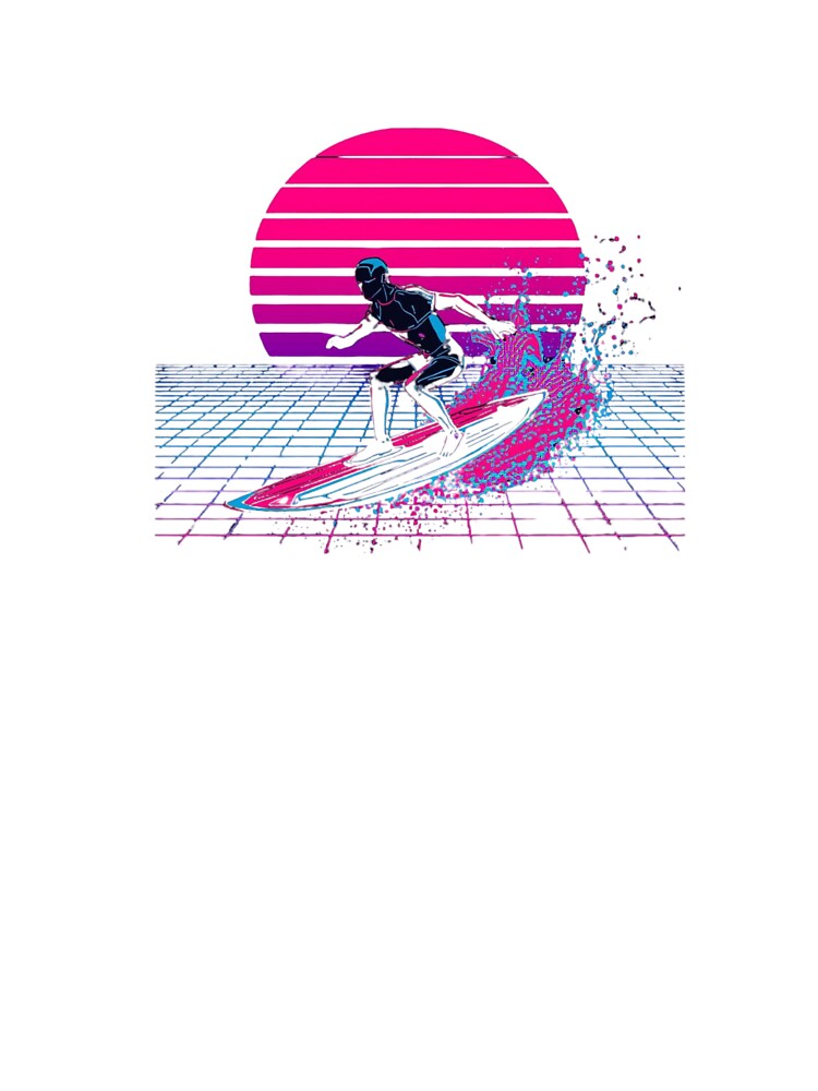 Synthwave Surfer by garts