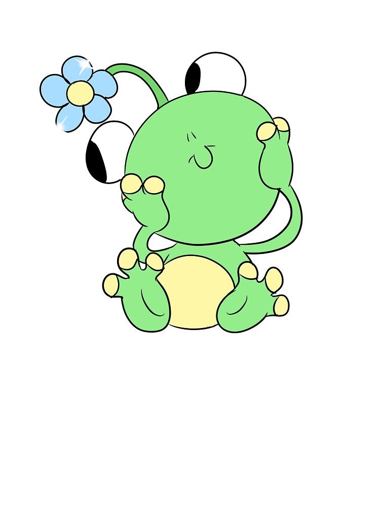 Flower Frog (blue) by gross-girl99