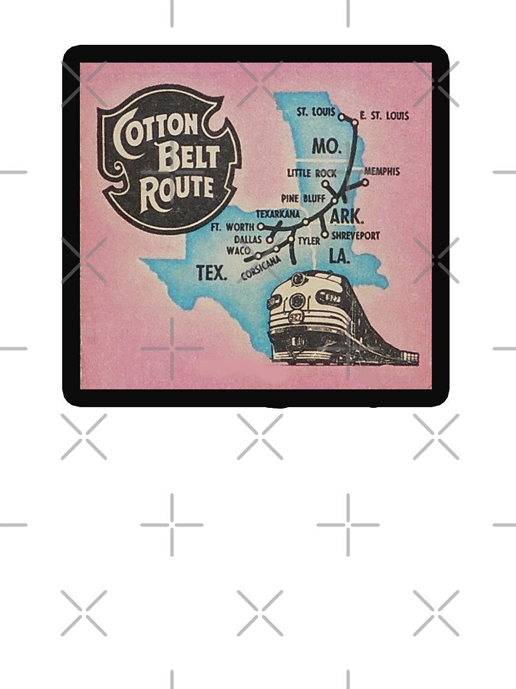 Vintage Cotton Belt Route - Blue Streak Service by QuayTradingCo