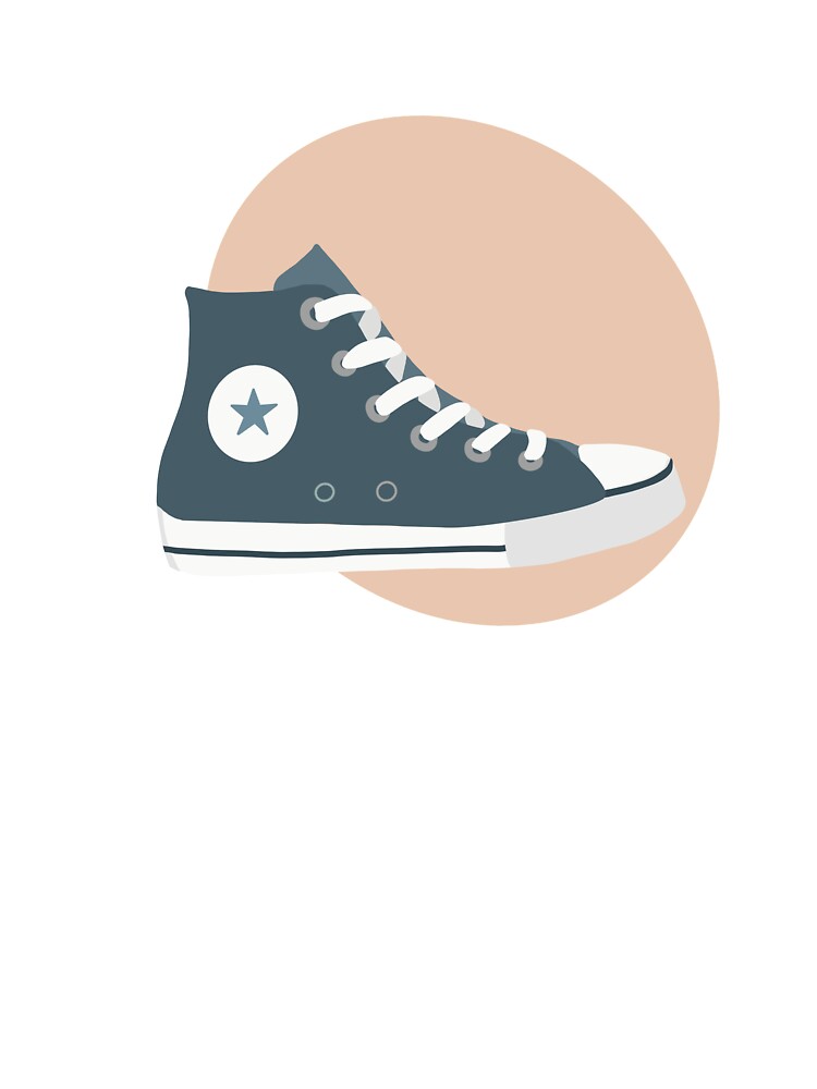 simple converse shoe by lucy-arts