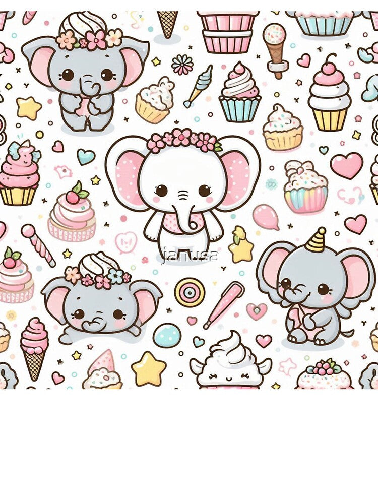 Pastel Kawaii Vibes – Cute Animal Design by janusa