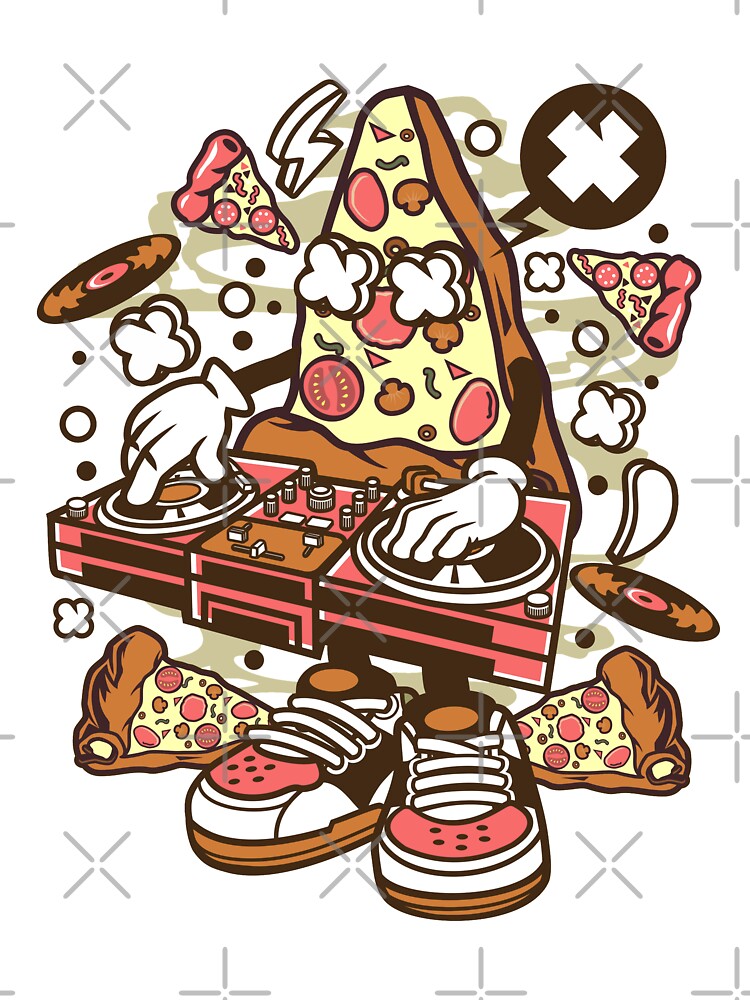 DJ Pizza by BeeMeCreative