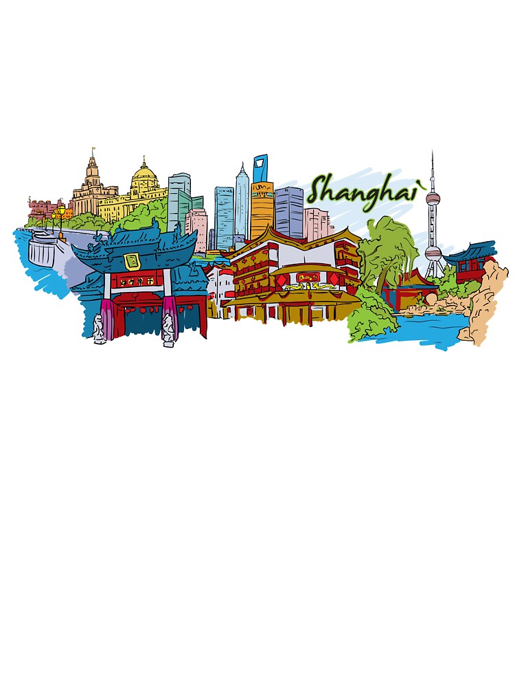 Shanghai China - Beautiful Places Around The World by Ding-One