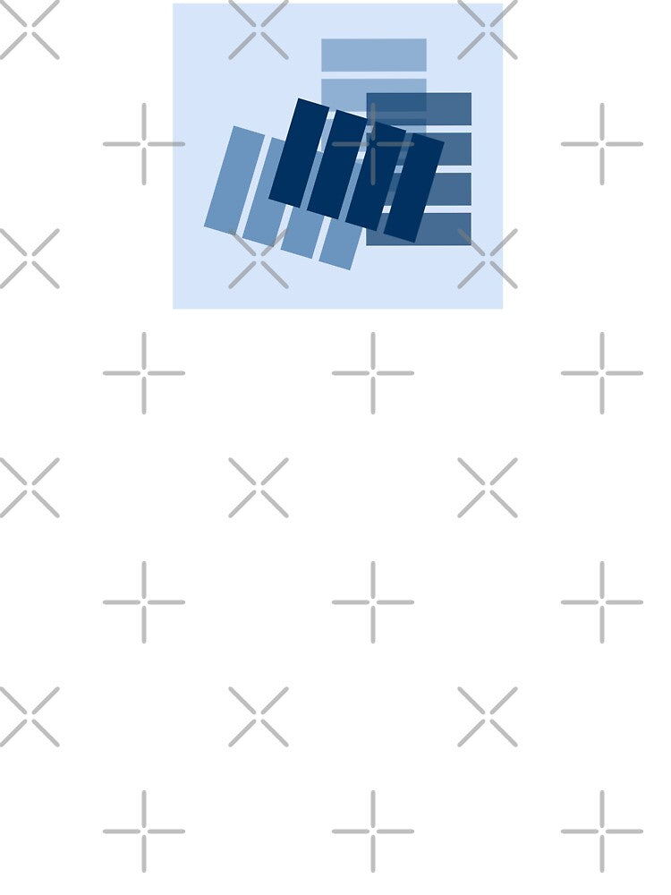 Playing with Blue Rectangles, Unique by villacreativa