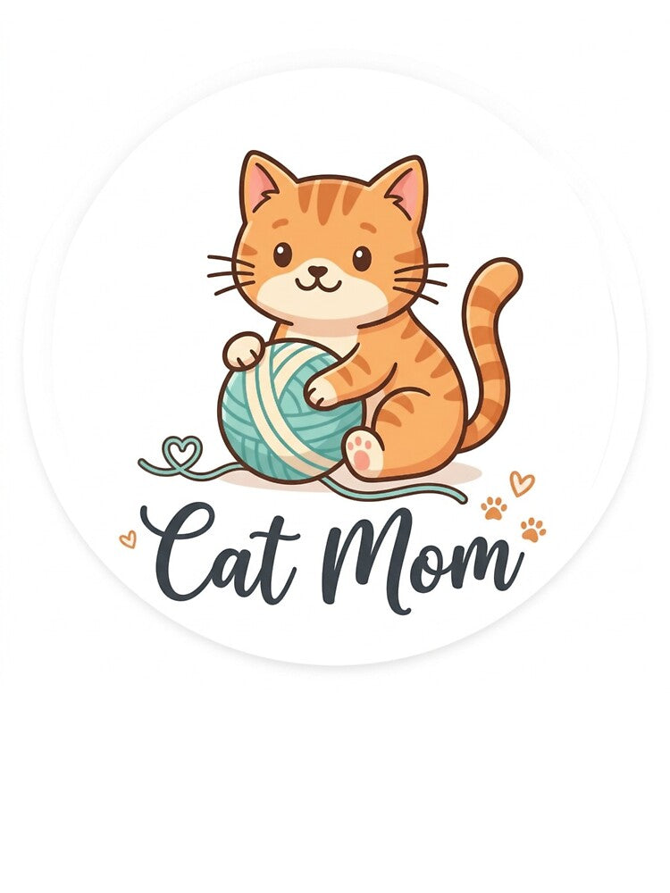 Cat Mom - Cute Tabby Cat Gift by ThePetParentStore