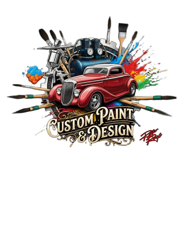 Custom paint Hot Rod by rikkirocx