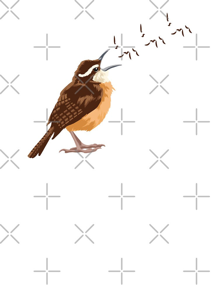 Carolina Wren singing by Captain Chromatic