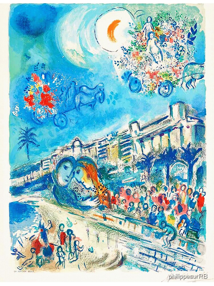 Marc Chagall moon carnival by philippesurRB