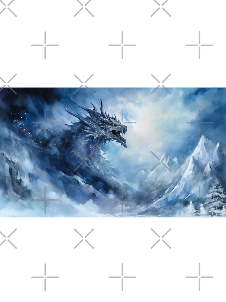 Dark Fantasy Watercolor - Guardian of the North by Fantasy Masterpiece