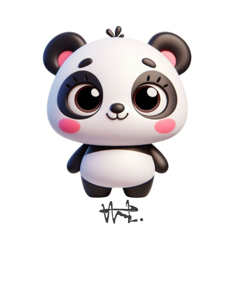 Cute Kawaii Panda in a minimalist style by MagicalLoveShop