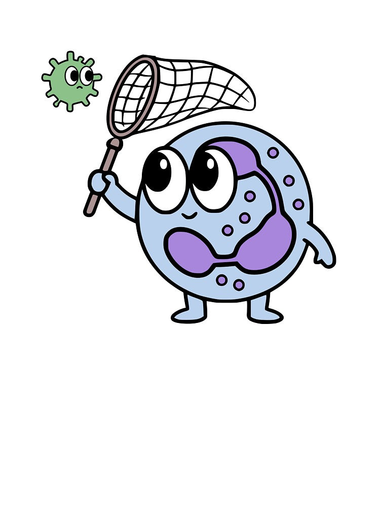 Cute Neutrophil (NETs) - Cute Immune Cells by MicroMarket