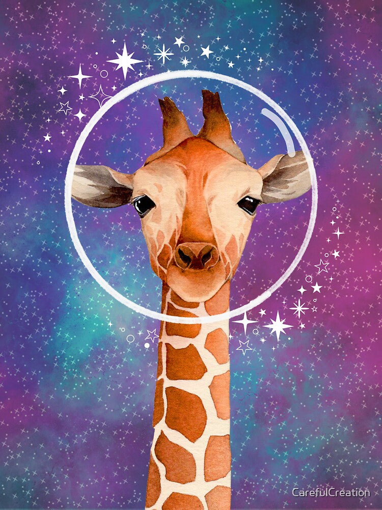 Space Giraffe with Helmet by CarefulCreation