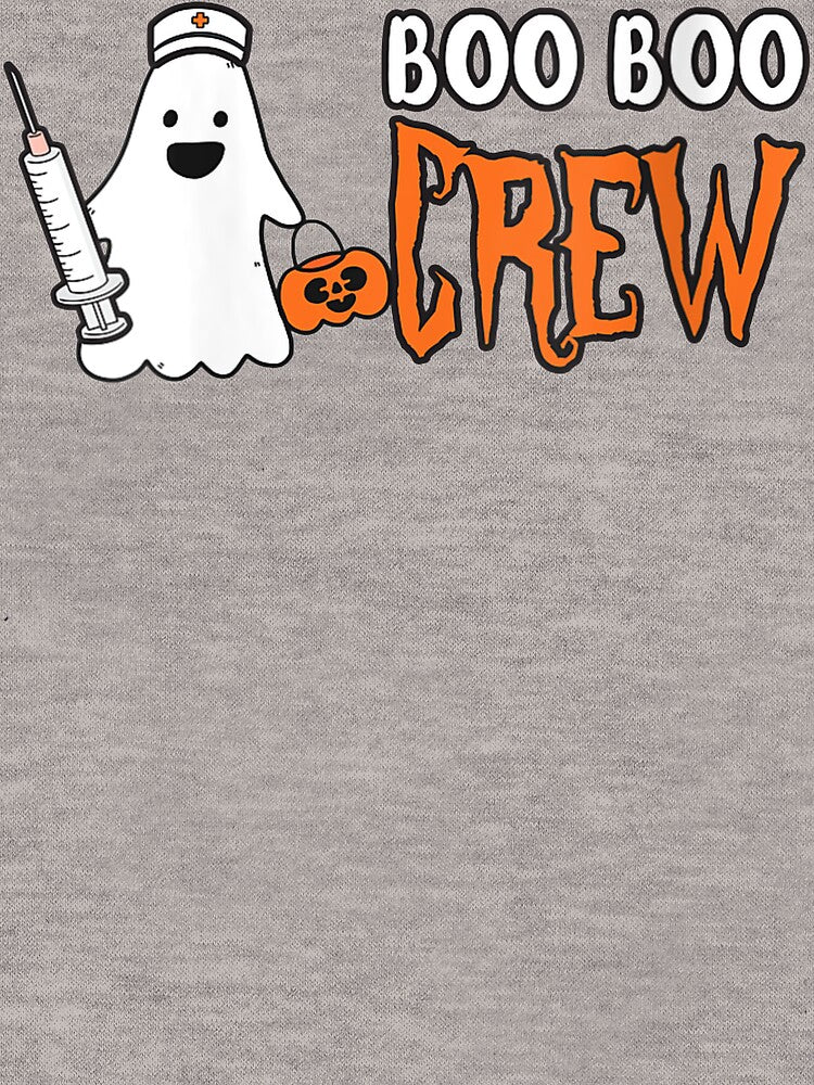 Womens Boo Boo Crew Nurse Gift Crue Halloween V-Neck by AntwoneStudio