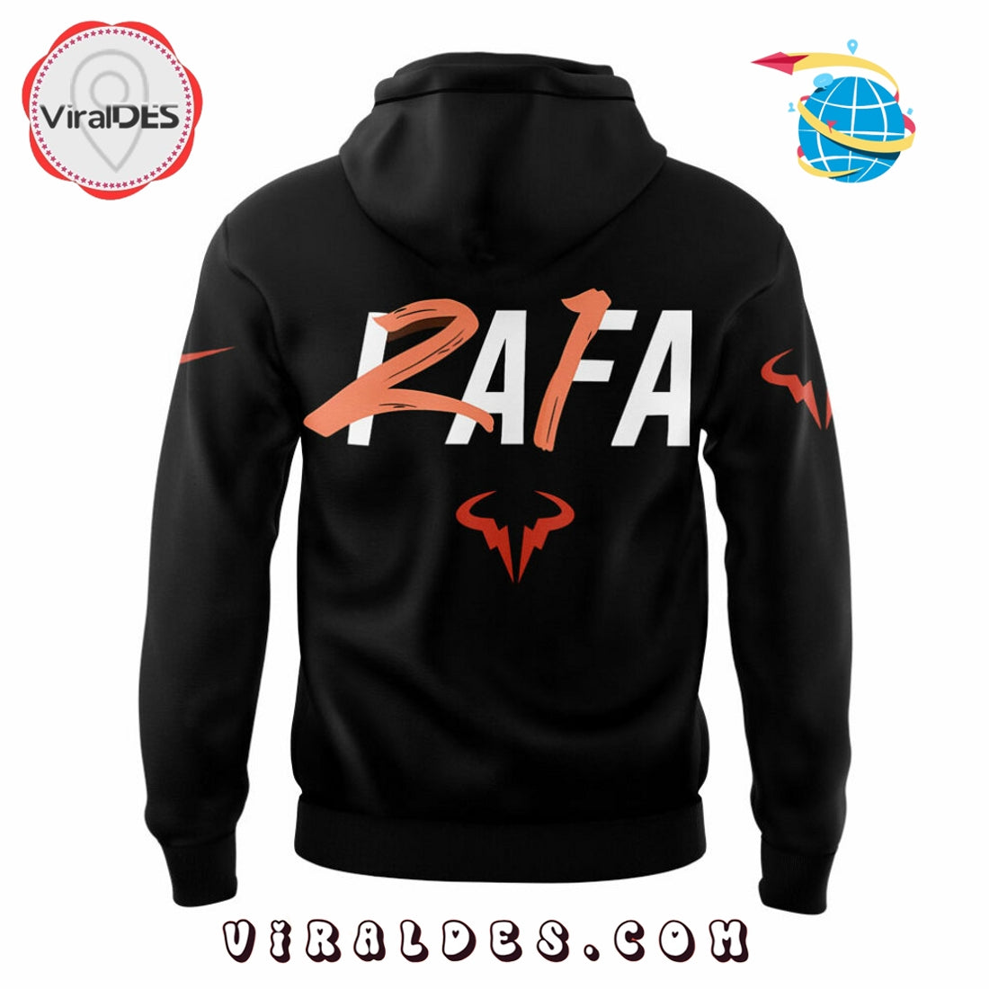 Rafael Nadal Limited Edition 2025 Black Hoodie