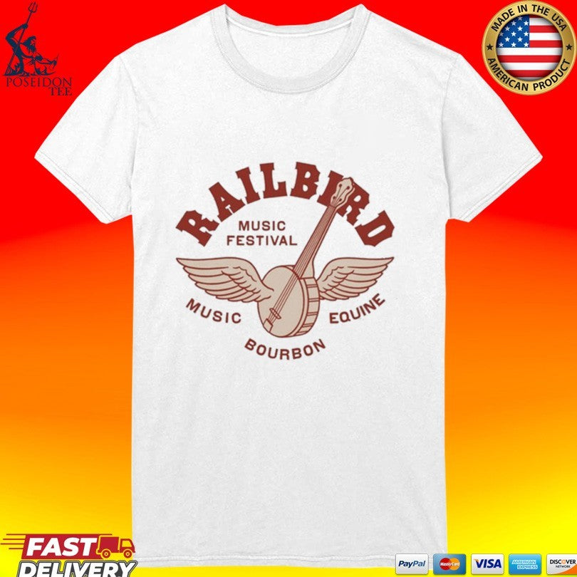 Railbird Music Festival Music Bourbon Equine Lexington Ky 2026 T-shirt