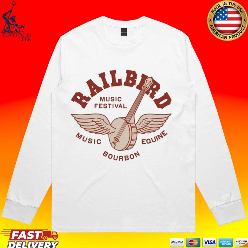 Railbird Music Festival Music Bourbon Equine Lexington Ky 2026 T-shirt