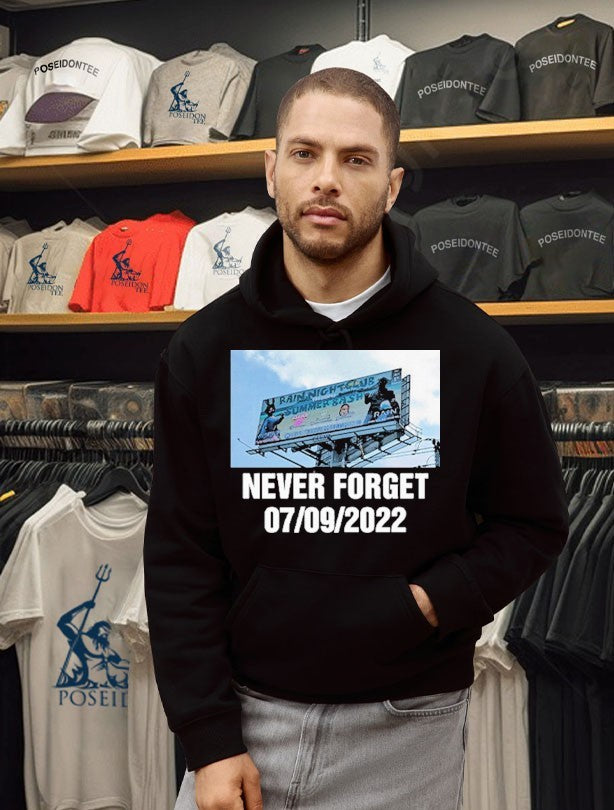 Rain Nightclub Summer Bash Never Forget 7 9 2022 T-shirt