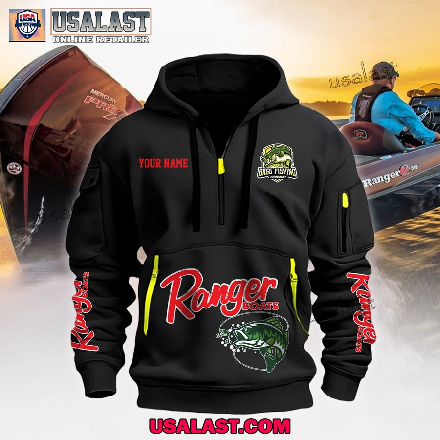 Ranger Boats Fishing Custom Name Heavy Hoodie