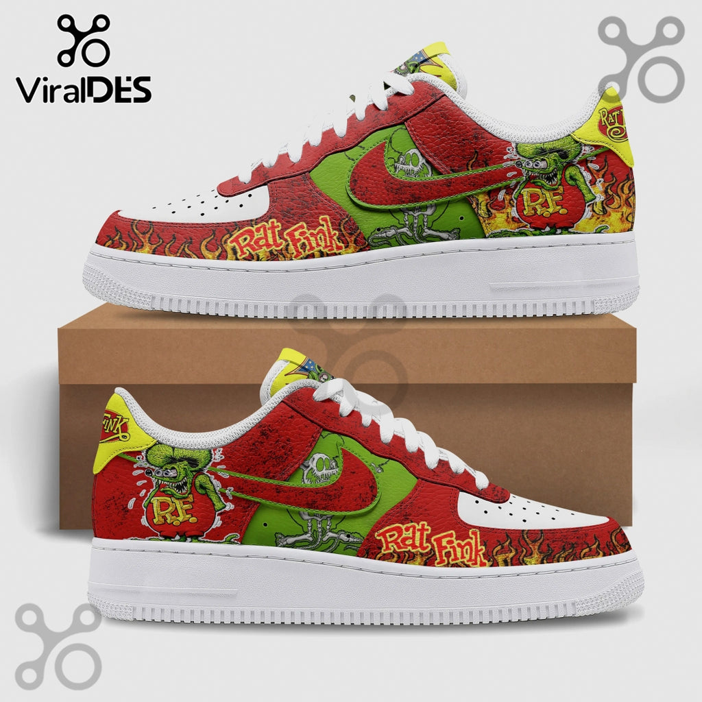 Rat Fink Premium Ed Roth Inspired Custom Air Force 1 Shoes