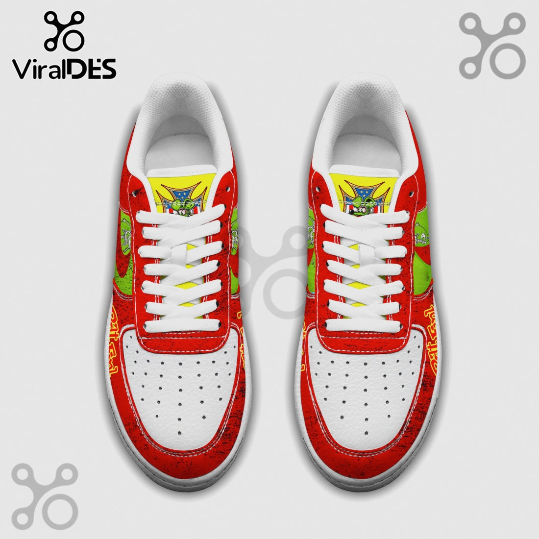 Rat Fink Premium Ed Roth Inspired Custom Air Force 1 Shoes