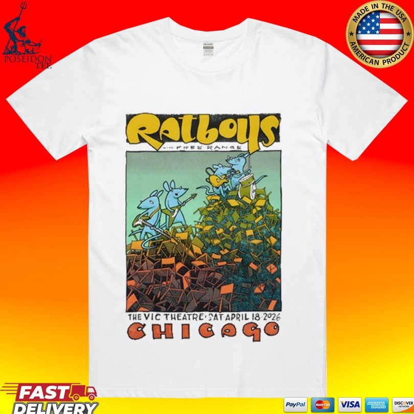Ratboys Apr 18 2026 The Vic Theatre In Chicago Il T-shirt
