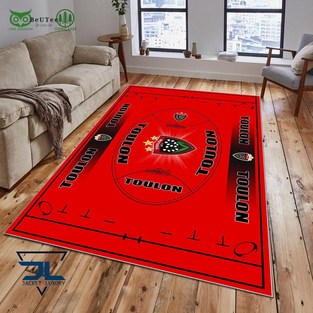 RC Toulonnais French Rugby Carpet Rug