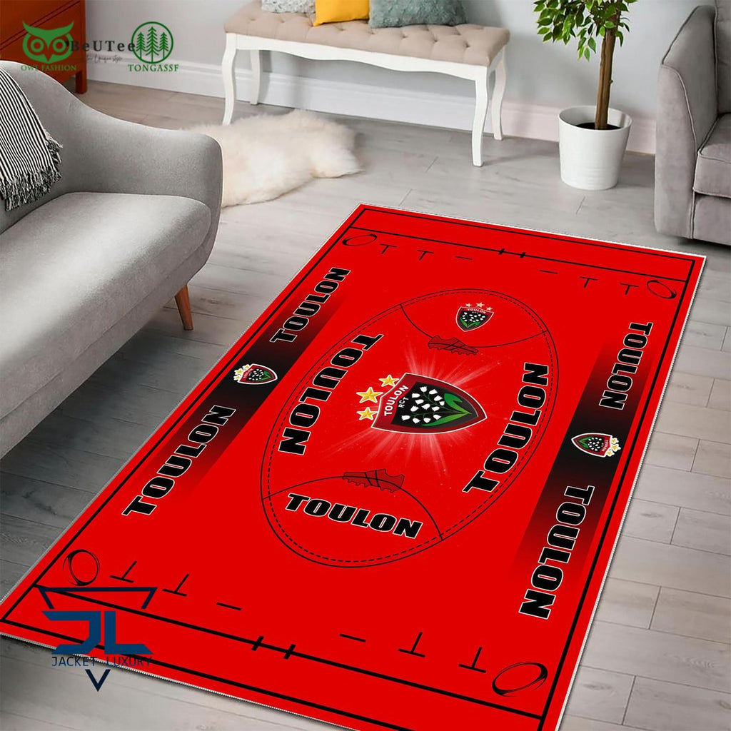 RC Toulonnais French Rugby Carpet Rug