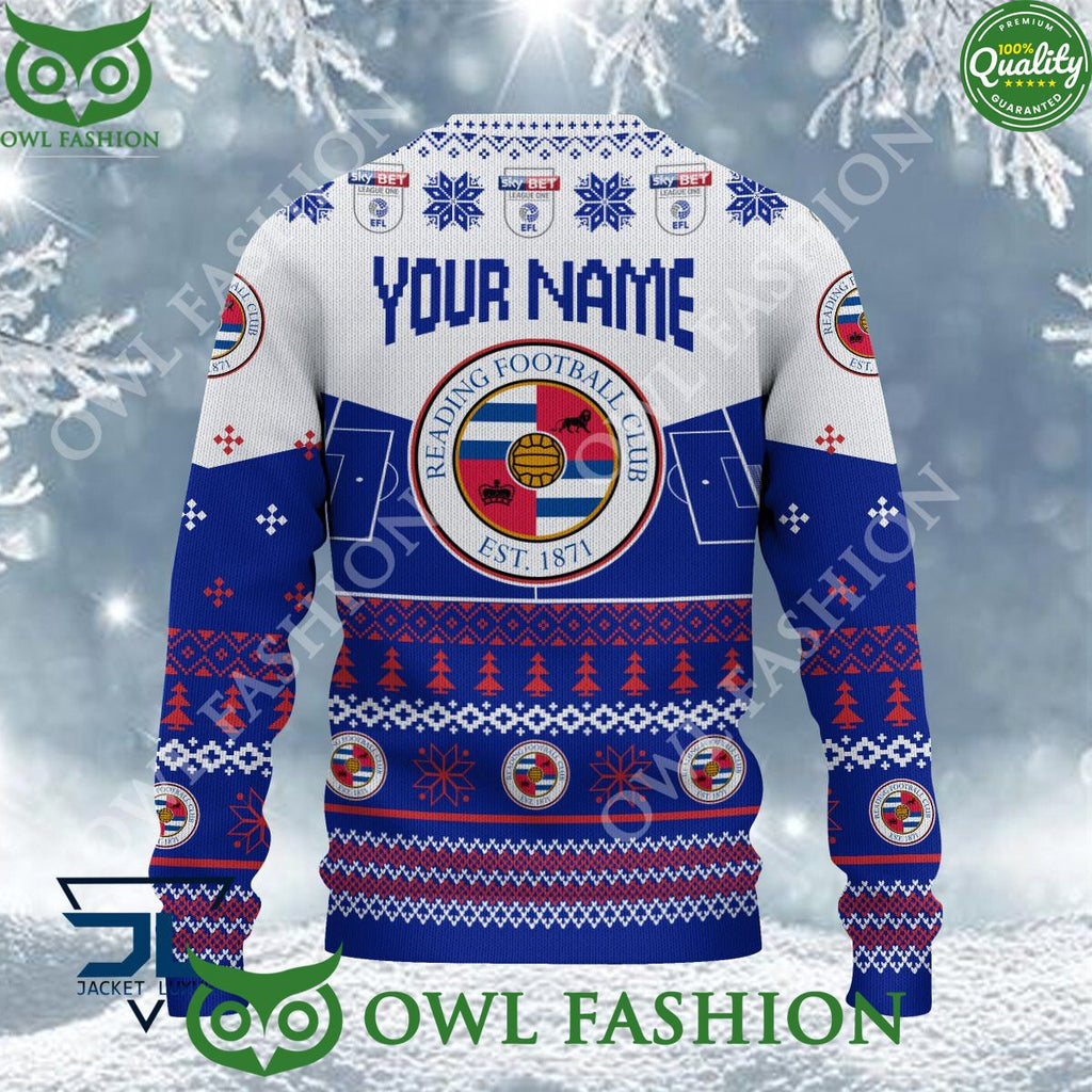 Reading F.C EFL 2023 Custom Ugly Christmas Sweater Jumper