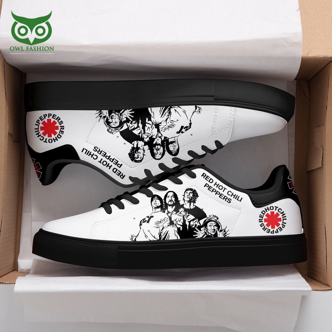 RED HOT CHILI PEPPERS Drawing Stan Smith Shoes