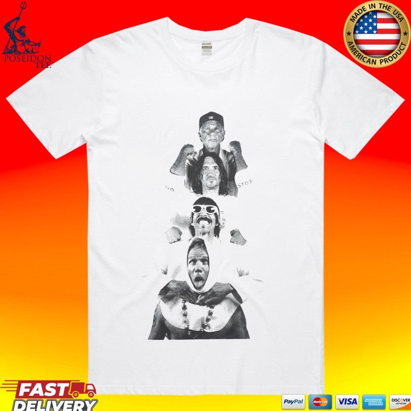 Red Hot Chili Peppers Unlimited Love World Tour 2023 Four Wise T-shirt