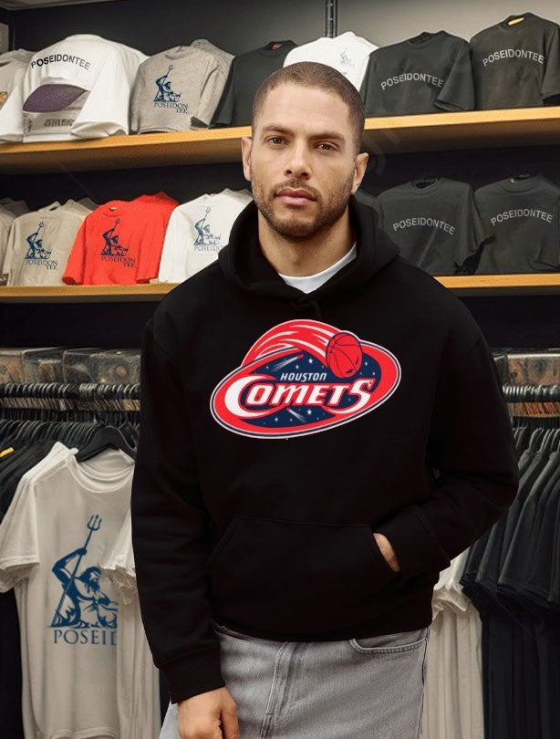 Red Vanvleet Rockin A Houston Comets T-shirt