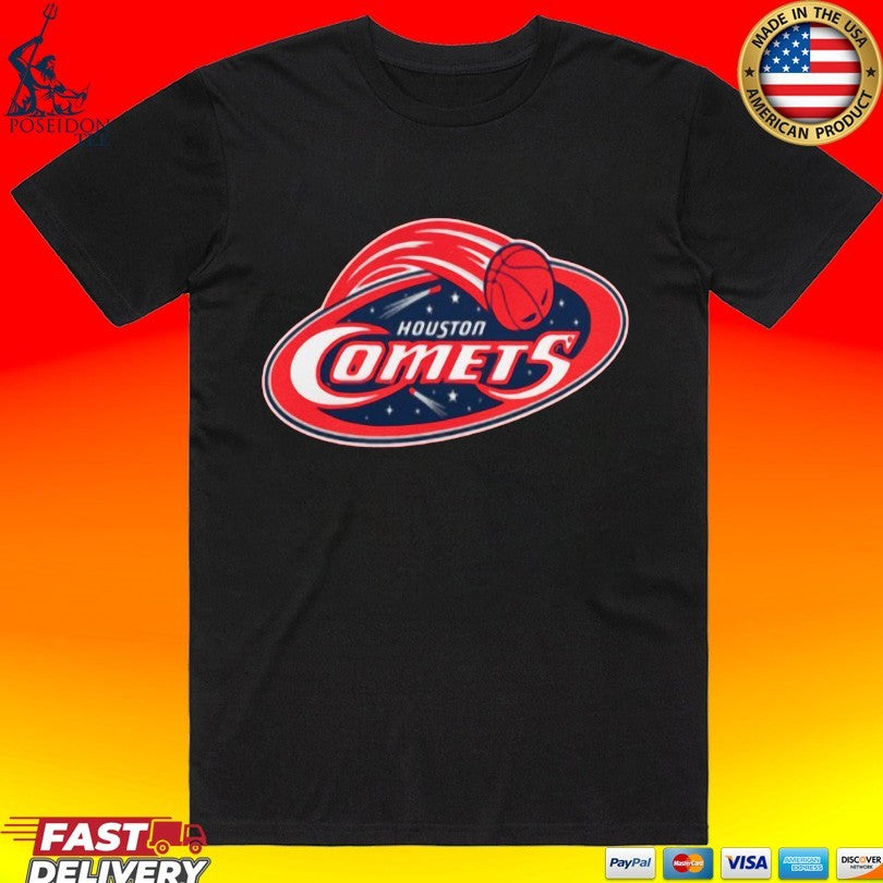 Red Vanvleet Rockin A Houston Comets T-shirt