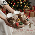 Reindeer Premium Crocs Clogs With Charms