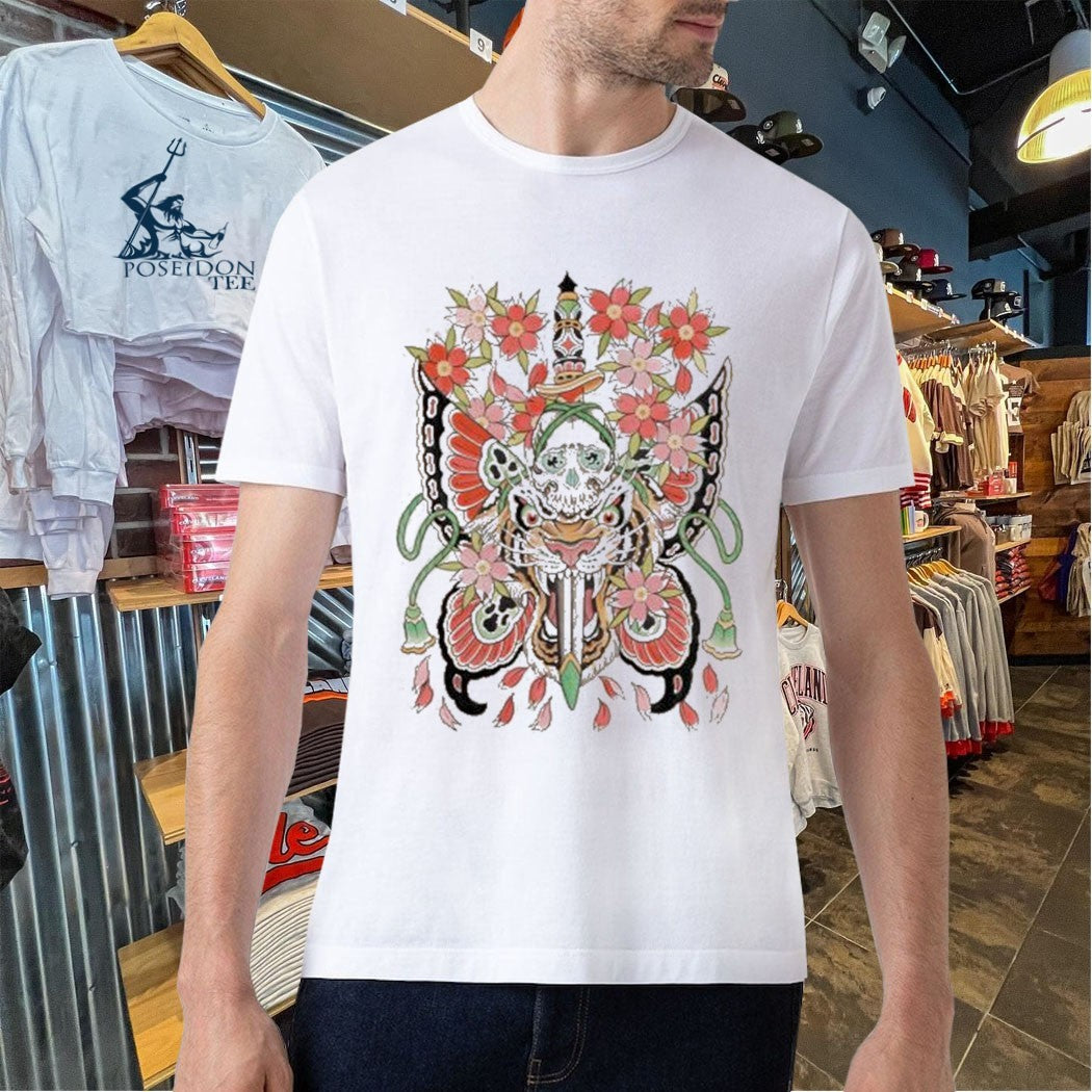 Relentless Butterfly Skull T-shirt