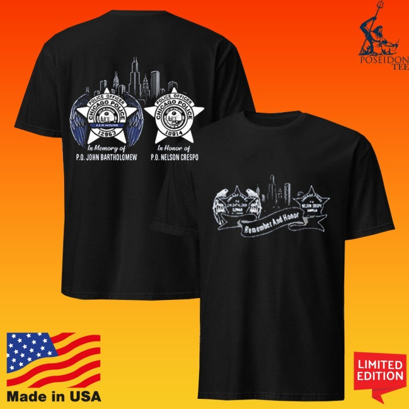 Remember And Honor Po John Bartholomew Po Nelson Crespo T-shirt