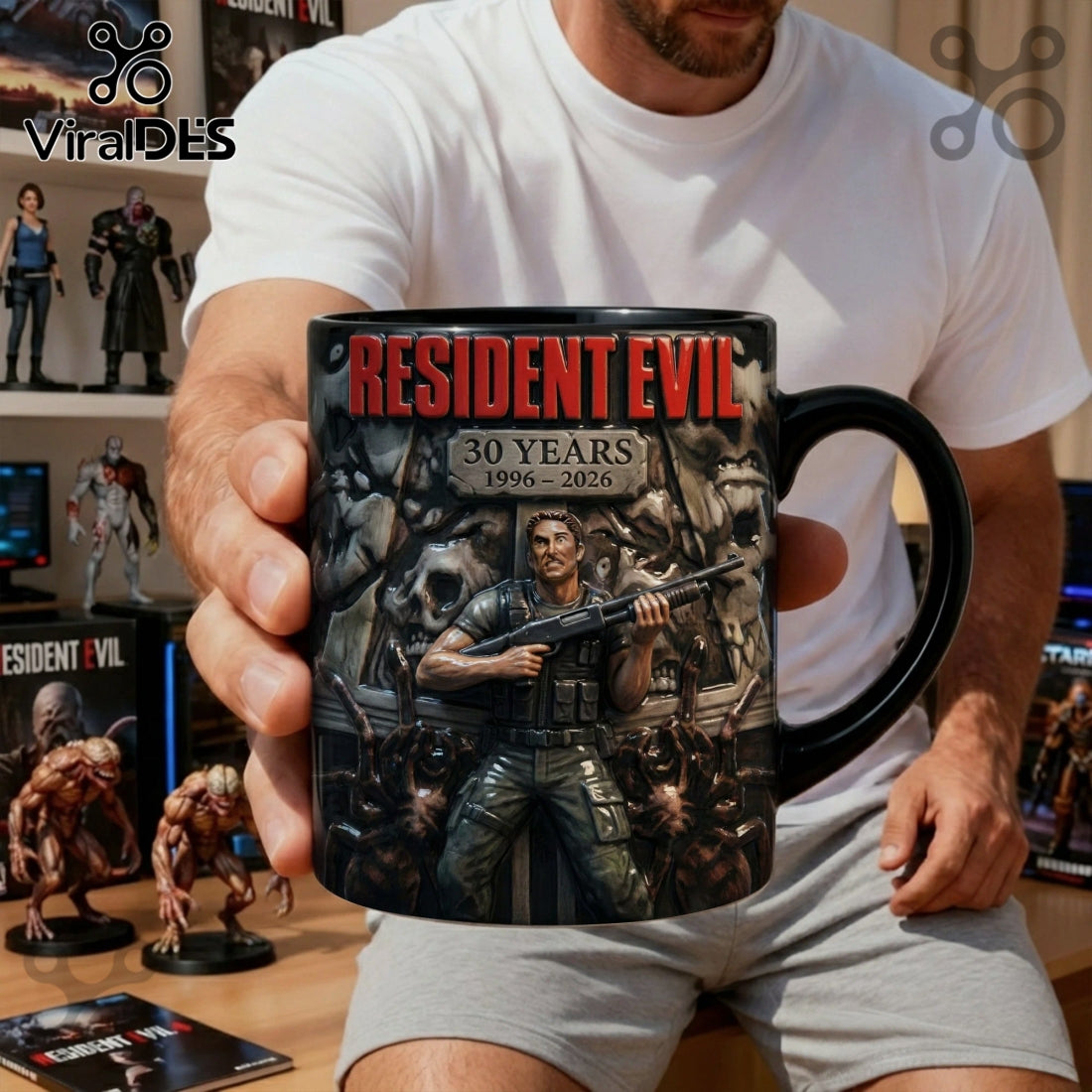 Resident Evil 30th Anniversary Premium Sculpted Collectible Mug