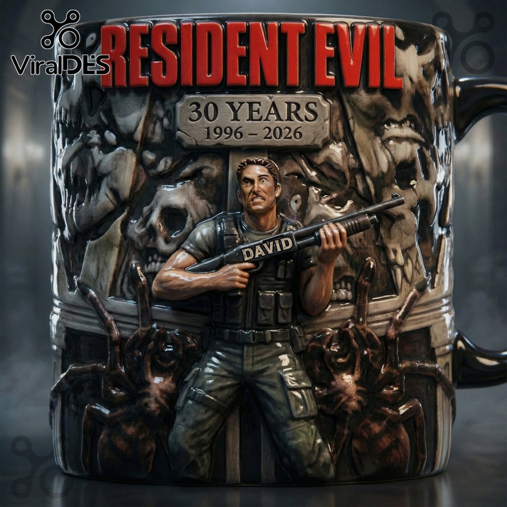 Resident Evil 30th Anniversary Premium Sculpted Collectible Mug