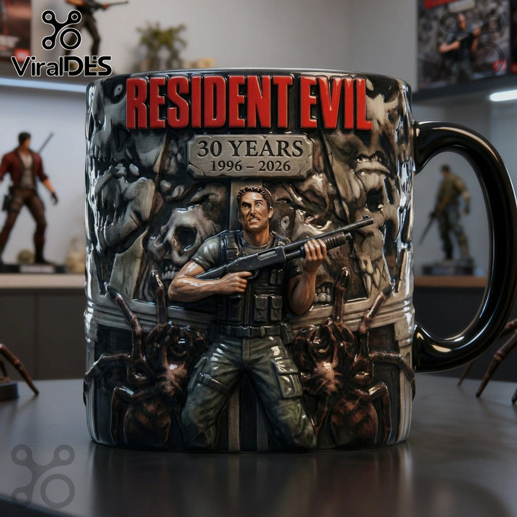 Resident Evil 30th Anniversary Premium Sculpted Collectible Mug