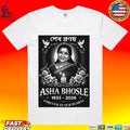 Rest In Peace Asha Bhosle 1933 2026 Forever In Our Hearts T-shirt