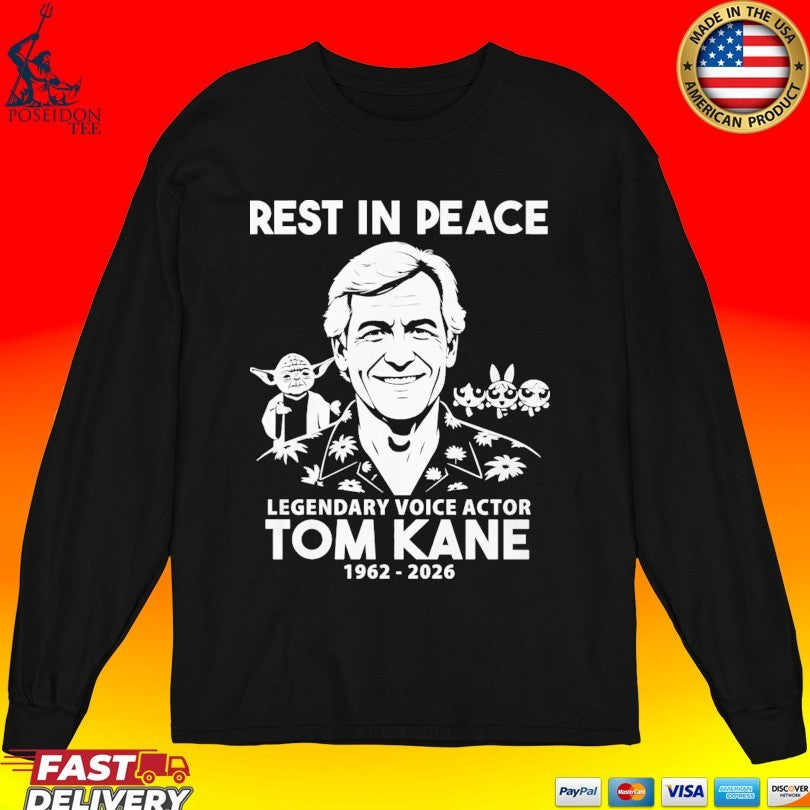 Rest In Peace Legendary Voice Actor Tom Kane 1962-2026 T-shirt