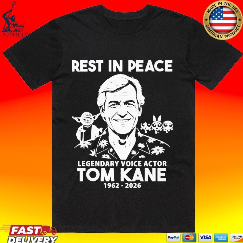 Rest In Peace Legendary Voice Actor Tom Kane 1962-2026 T-shirt