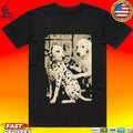 Retro Dalmatian Dog Tattoo Artist T-shirt