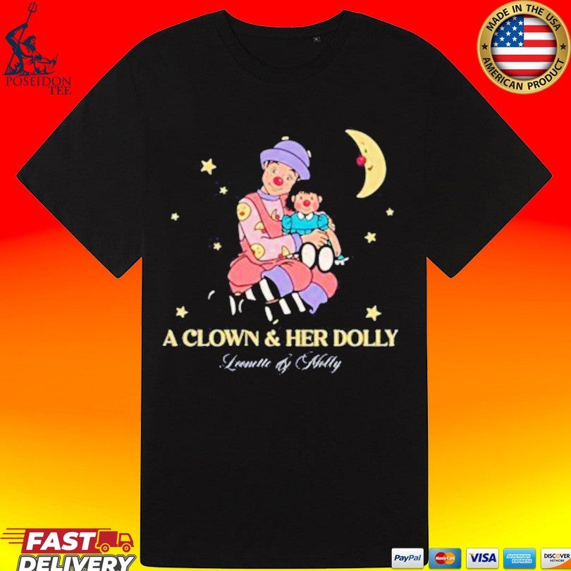 Retrokid Big Comfy Couch Clown And Her Dolly T-shirt