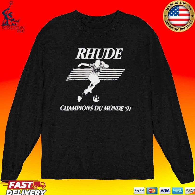 Rhude Champions Du Monde ’91 Set Piece T-shirt