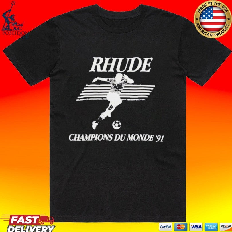 Rhude Champions Du Monde ’91 Set Piece T-shirt
