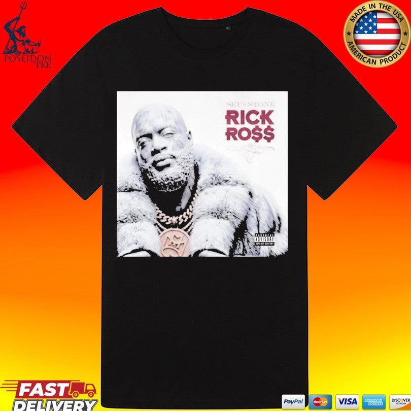 Rick Ross Set In Stone Album Cover T-shirt